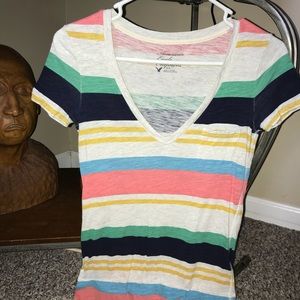 Cute striped shirt.